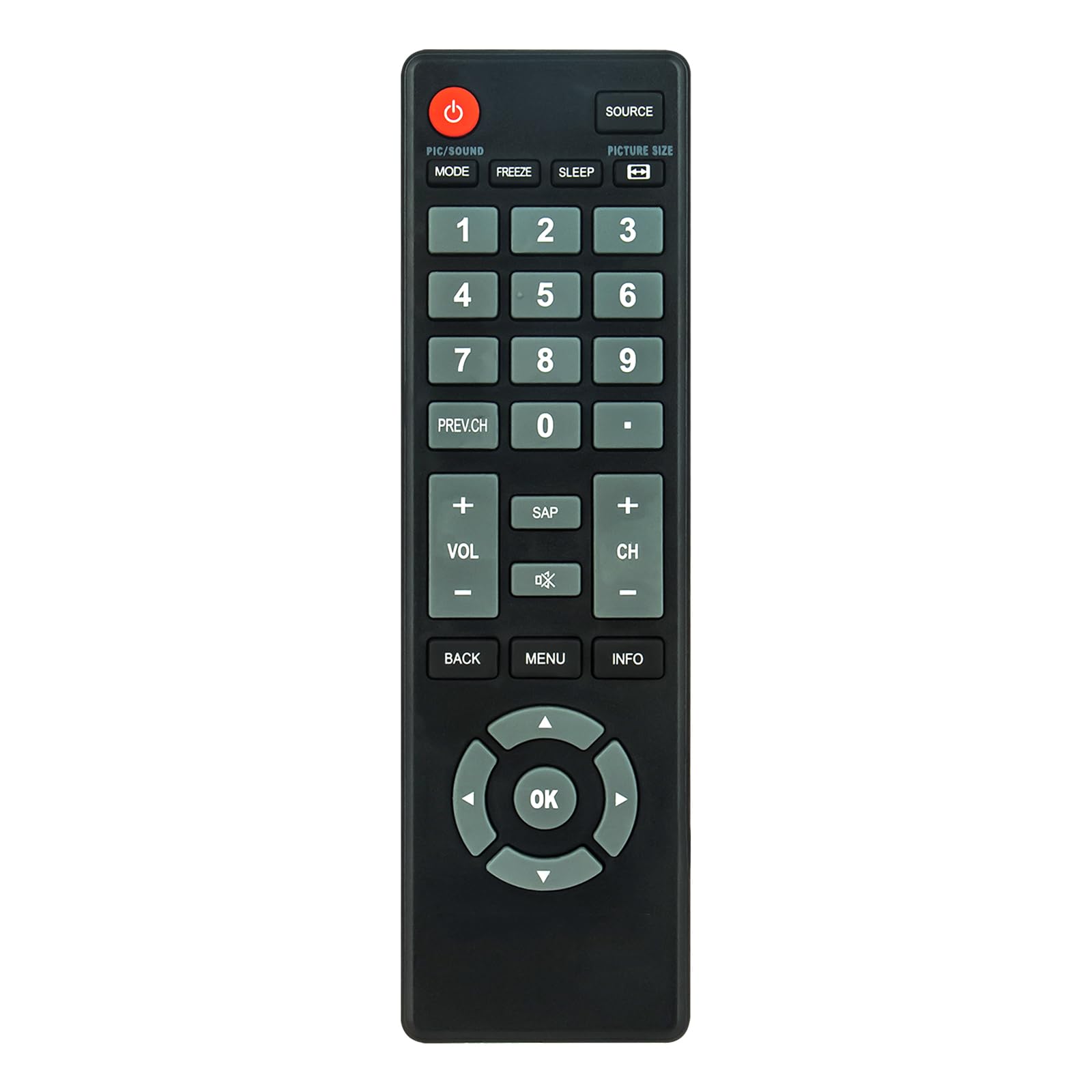 Replace NH303UD Remote Suits for Magnavox TV NH305UD 19ME402V/F7 29ME403V/F7 32ME303V/F7 22ME402V/F7 24ME403V/F7 24ME405V/F7 26ME402V/F7 32ME303V/F7A