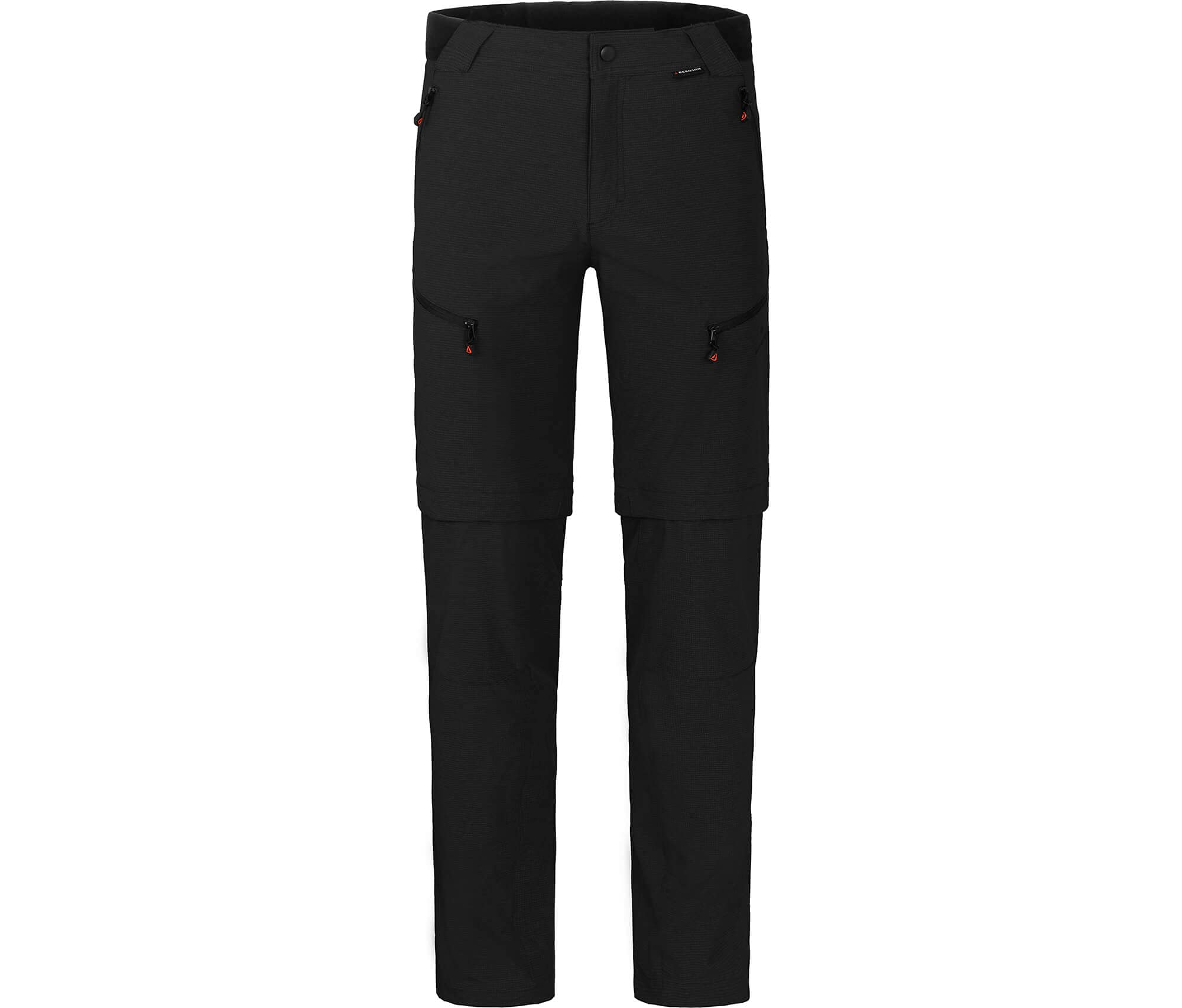 Bergson LEBIKO Zipp-Off | Herren Wanderhose - Herren Zipp-Off Wanderhose (Bermuda-Funktion), Normal-/Kurz-/Langgrößen, Supra Stretch (4-Wege) & Ripstop (reißfest), schnell zur Shorts abzippbar, 6 Tas