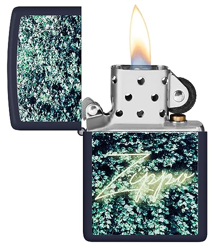 Image of Zippo Design Navy Matte Pocket Lighter