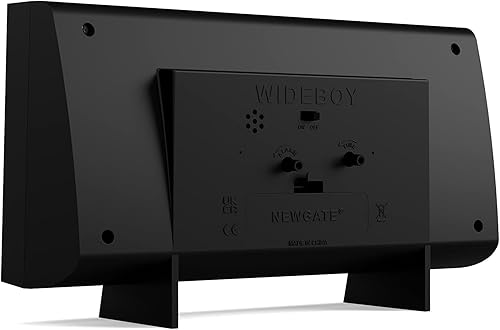 Miniatura 5 de NEWGATE Wideboy - Reloj despertador de inspiración retro - Reloj despertador analógico - Reloj despertador de noche - Reloj despertador con batería
