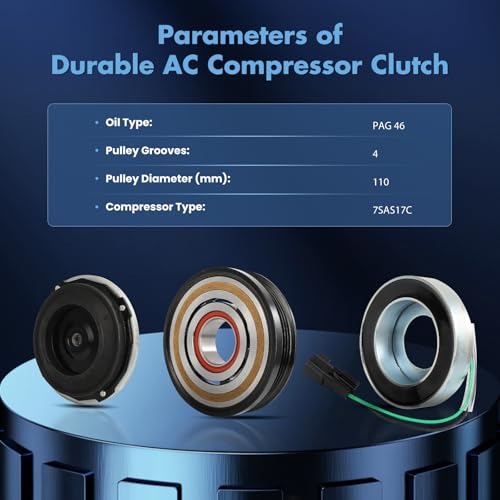 Image of ECCPP AC Compressor Clutch for Ford for F-150 5.0L 2018-2020 AC Clutch