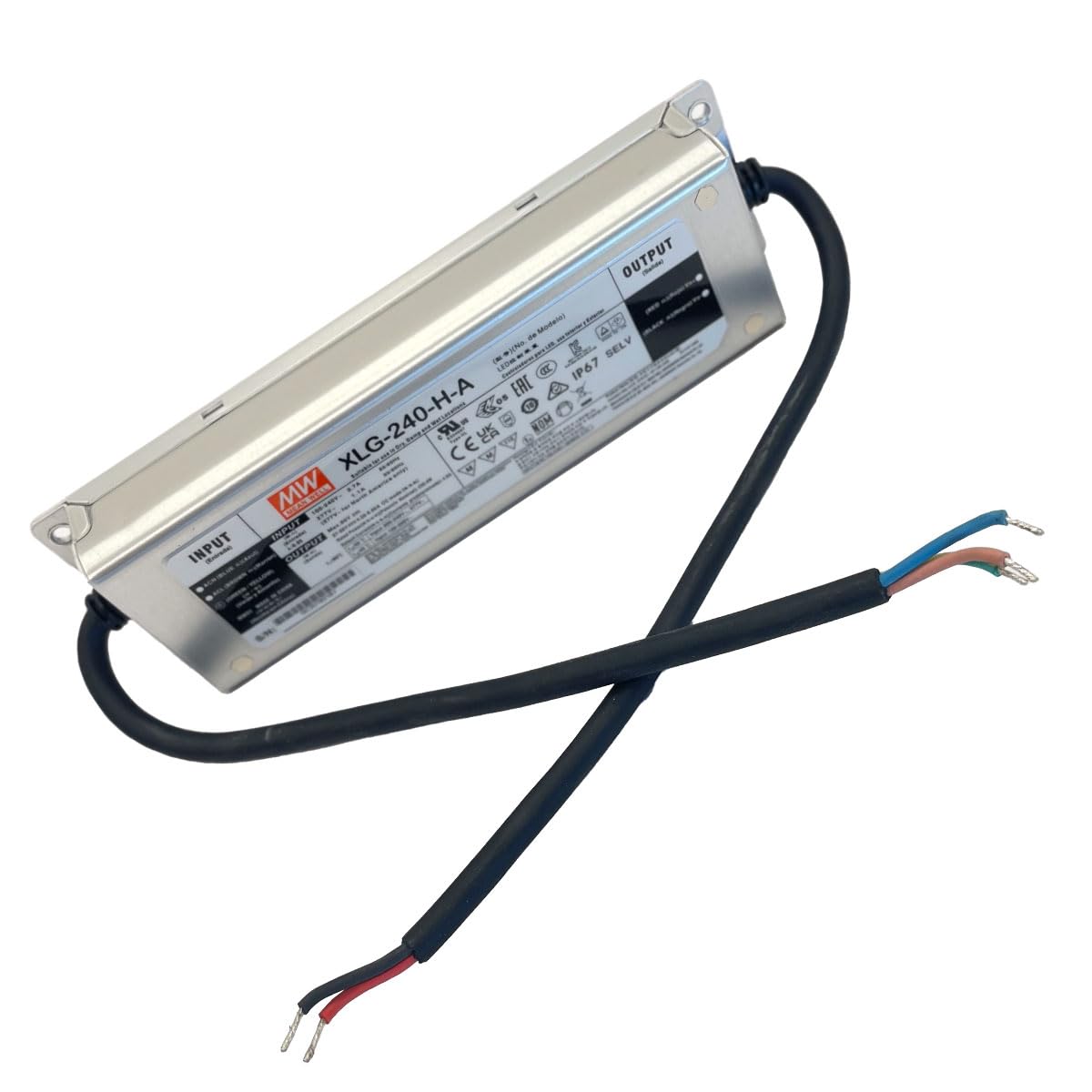 Driver LED Mean Well XLG-240-H-A 239,6 W 2200-6660 mA 27-56 V/DC omologato per mobili