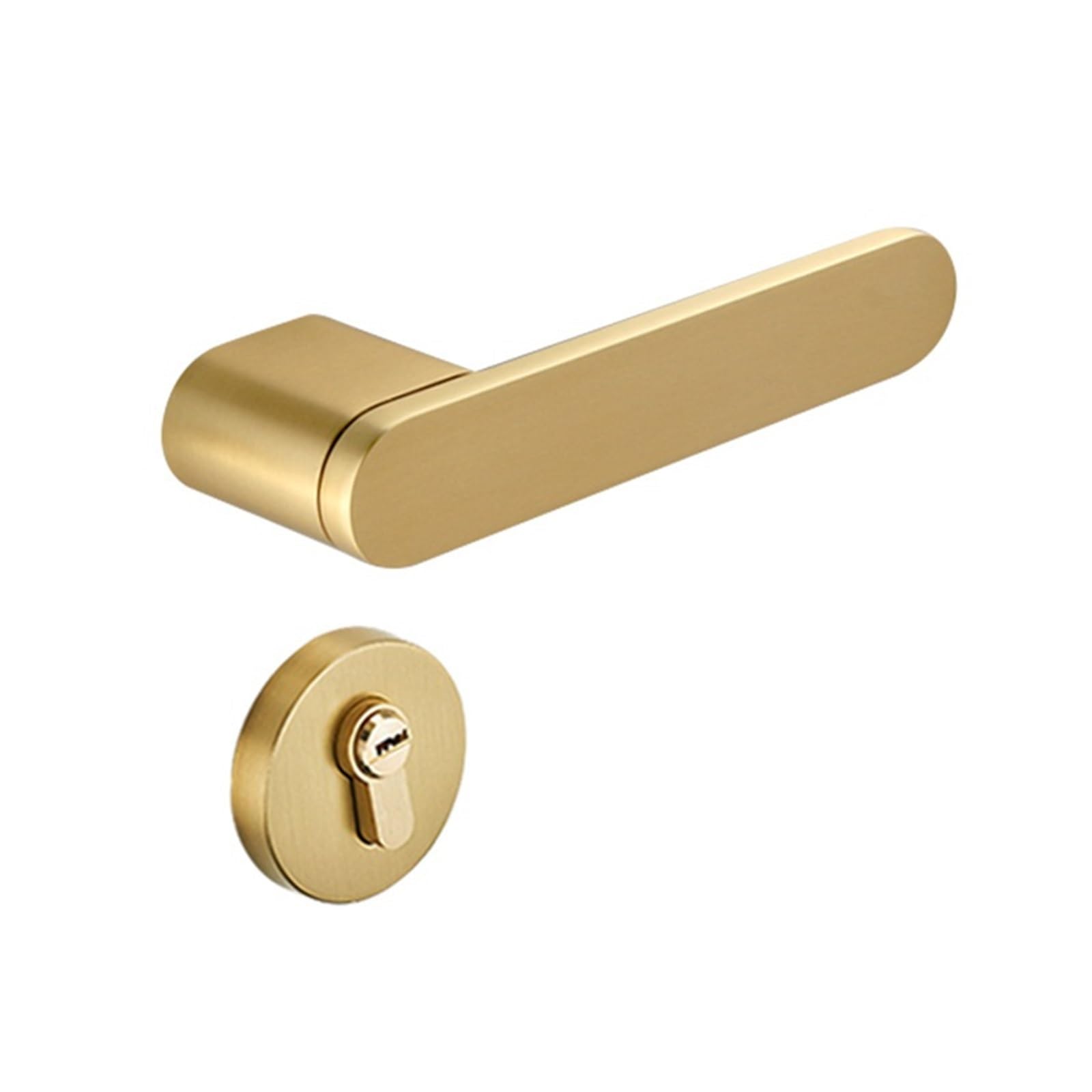 Kfvmvtdw One Color Zinc Alloy Nordic Style Silent Mechanical Split Lock 614