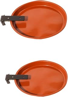 Yirtree Tree Mounted Bird Feeder, 2 Bird Trays for Bird Feeder Bird Pool Bowl, Hummingbird Feeding Tray,Bird Bath Tray,Wall or Tree Mounted Bird Feeding Tray for Indoor & Outdoor Bird Pet Feeding 2pcs