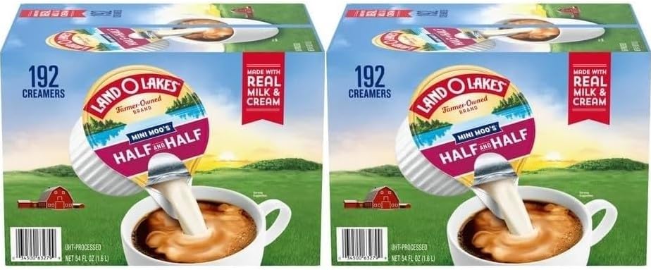 Mini Moos Half & Half, 192 ct./0.28 fl. oz. (2 pack)