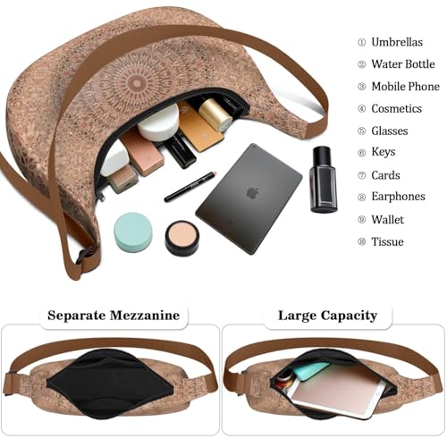 Modern Nylon Crescent Shoulder Bag Crossbody Sling Bag Lightweight Adjustable Strap Work Travel City Commuting3