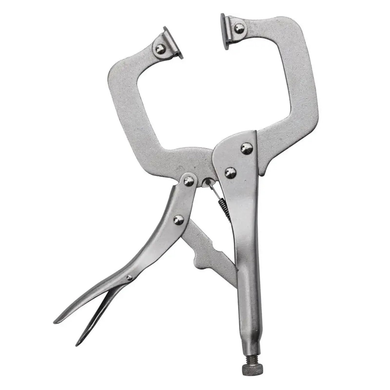 Pinze per saldatura con morsetto a C Pinza autobloccante da 11 pollici con morsetto a C e impugnatura girevole for saldatura e lavorazione del legno