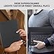 EasyAcc Tastatur Hülle Kompatibel mit Lenovo Tab M11 TB330 2024 mit Schutzfolie, [QWERTZ Deutsches], Abnehmbar Tastatur Schutzhülle mit Pencil Halter, Schwarz