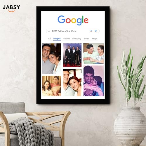 Image of Amazon Brand JABSY - Personalised Couple Name Unique Photo Frame | Wedding Engagement Anniversary Birthday Gift