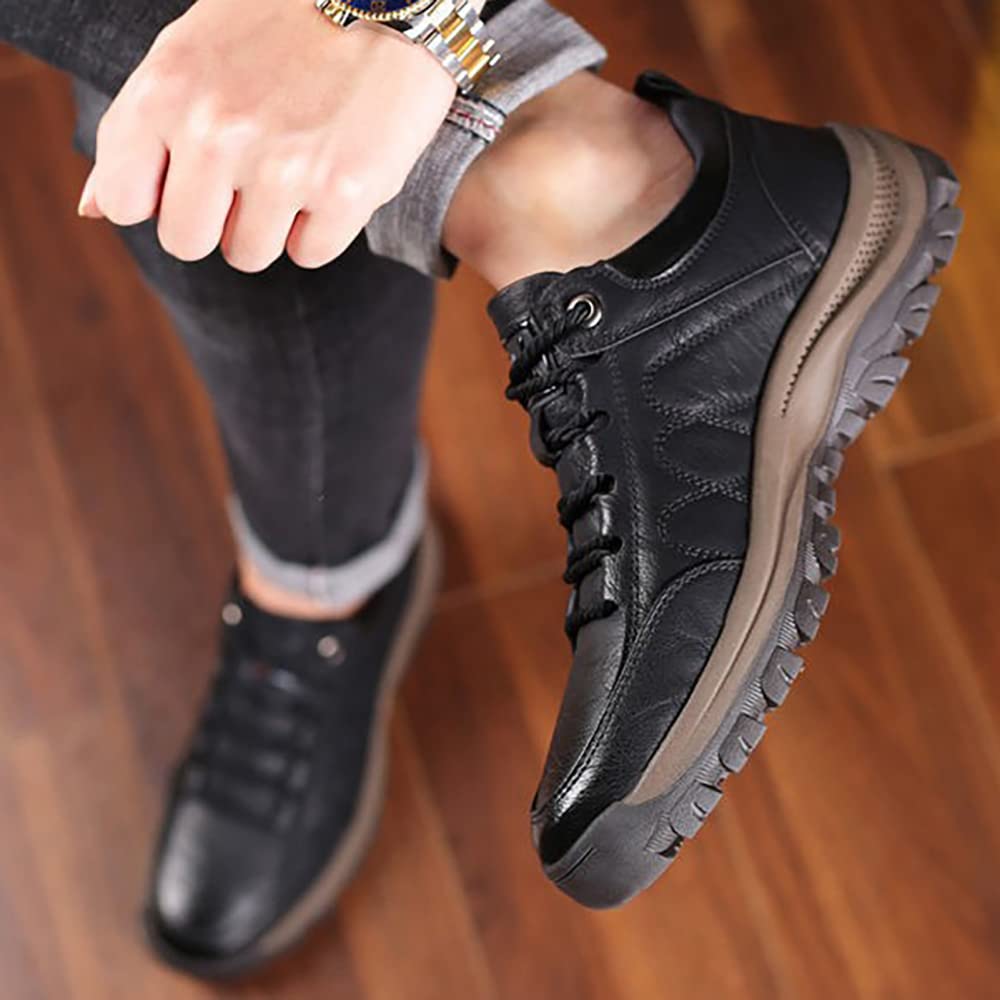 Zapatos para Caminar con dones para Hombre Zapatos Cómodos con ELA Antideslizante para el czado para Caminatas y Caminatas
