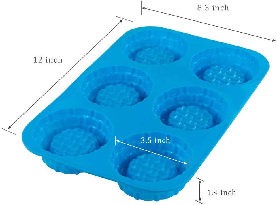 Webake Shortcake Baskets Cake Pie Pan Silicone Mold Cakelet Pan Cupcake Muffin Jello Soap Molds Bakeware Tray