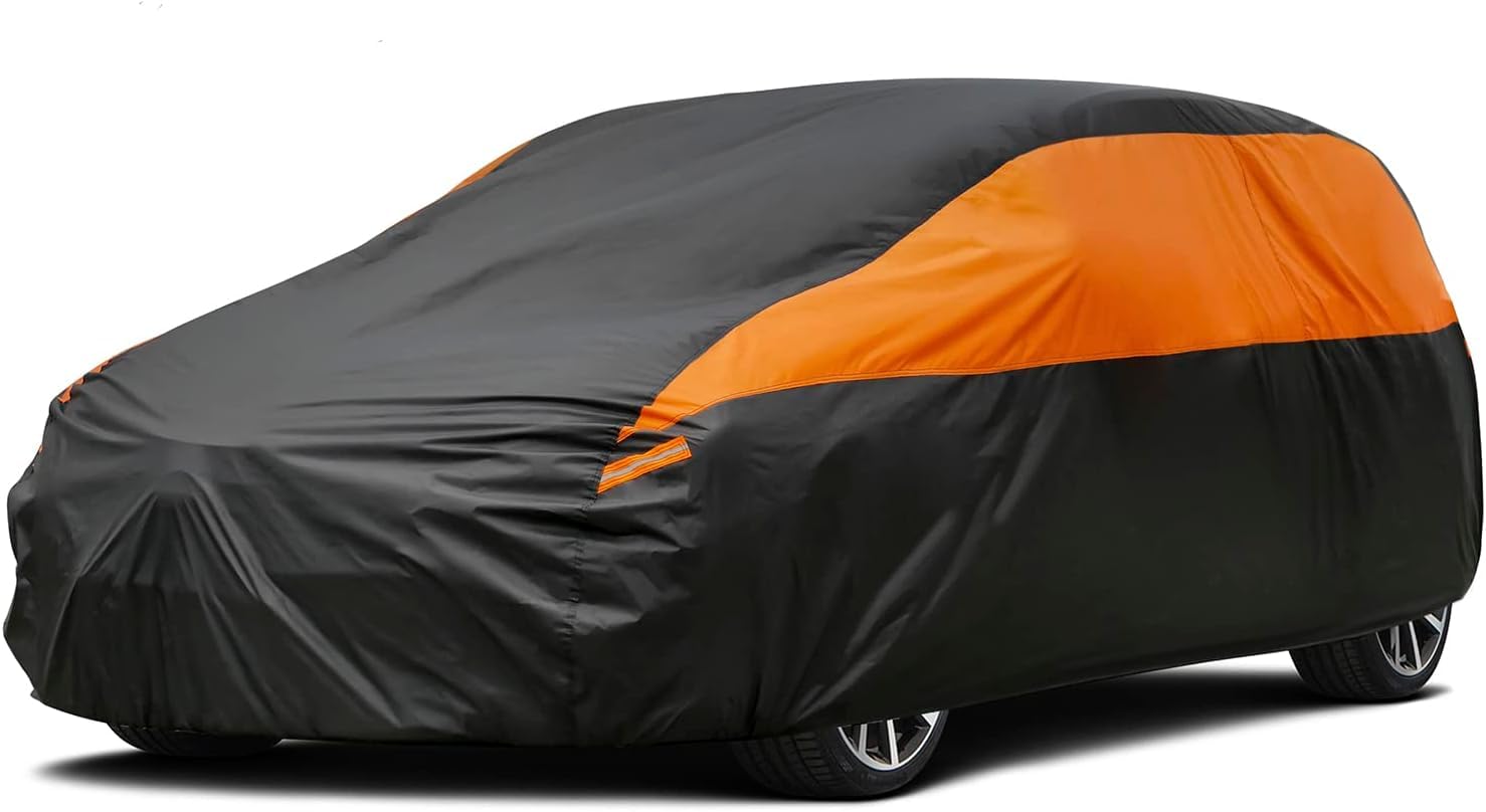 Car Cover Custom Fit Cube Waterproof All Weather for Automobiles, Lightweight Full Exterior Cover Outdoor Sun UV Rain Dust Snow Wind Protection.