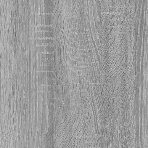 Gabinetes de baño gris Sonoma en madera de ingeniería duradera 7