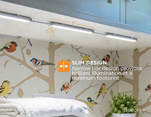 Miniatura 6 de BLACK+DECKER Iluminación LED para debajo del gabinete, iluminación regulable debajo del mostrador, iluminación de acento para el hogar, con sensor