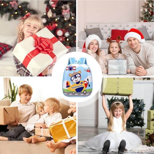 Image of ZIBUYU School Bags for Kids, Backpack for Kids, Lightweight Water-Resistant Small Bag for Kids, Ergonomic Padded School Bag for Elementary Students Daily Use