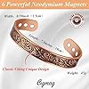 Cigmag 9X Mens Copper Bracelet Ultra Strength Magnet 99% Solid Pure Copper Magnetic Bracelets for men Adjustable Cuff Bangles with Present Box (Classic Viking) #4