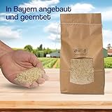 Gebrüder Goller 25kg Haferschrot – Hochwertiges Pferdefutter, Geschroteter Hafer für Pferde, Kraftfutter & Walzhafer Futtermittel - 100% Natur aus direkt aus Bayern