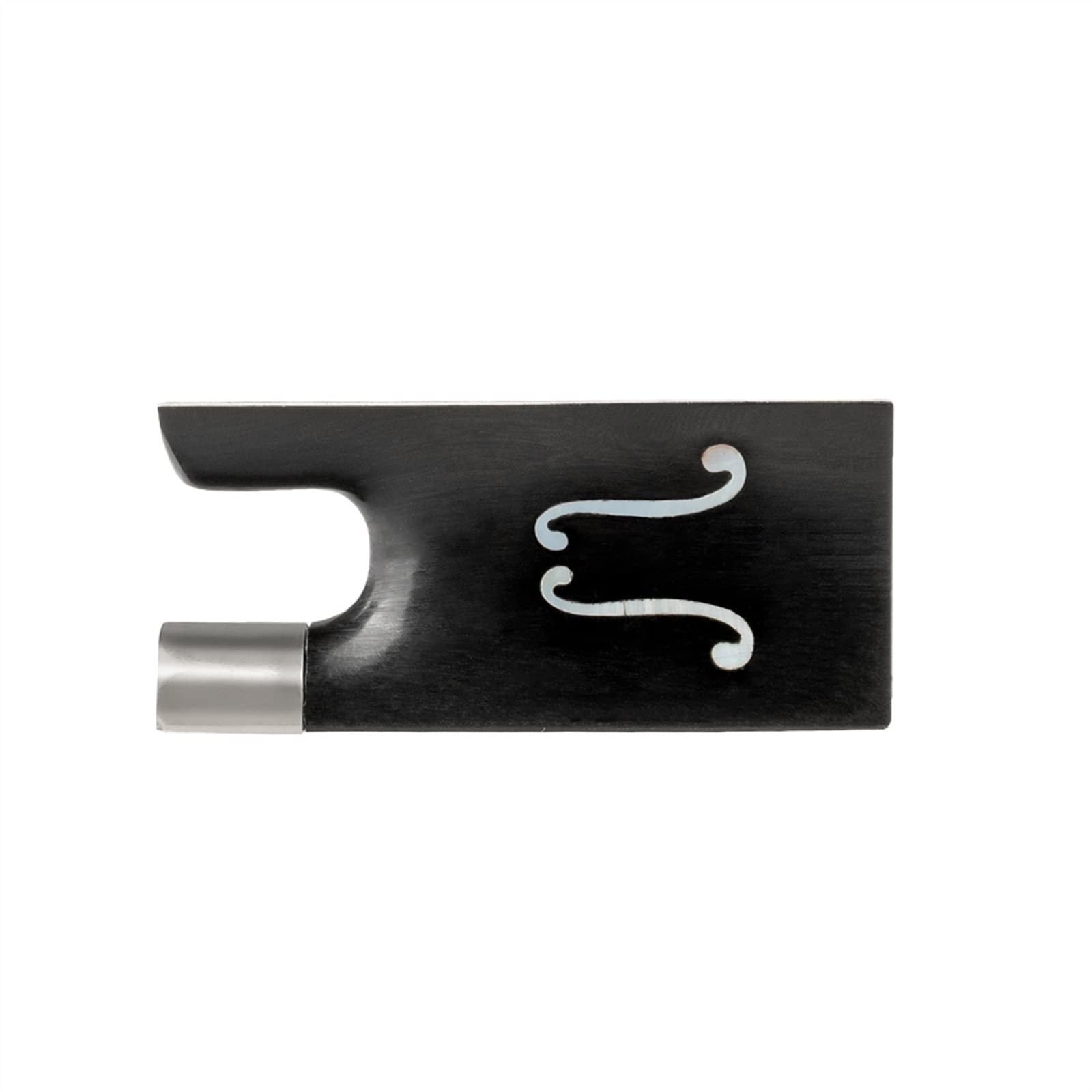 Parti Arco Violino 4/4 - Occhio Di Rana In Ebano Con Intarsio Fiore - Yinfente