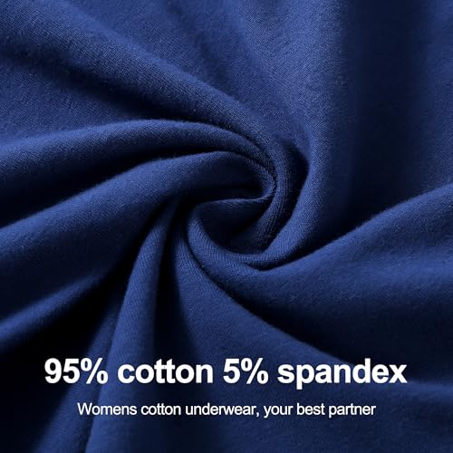 Image of High Waisted Postpartum Underwear Womens Cotton Underwear Soft Breathable Full Coverage Stretch Panties Multipack