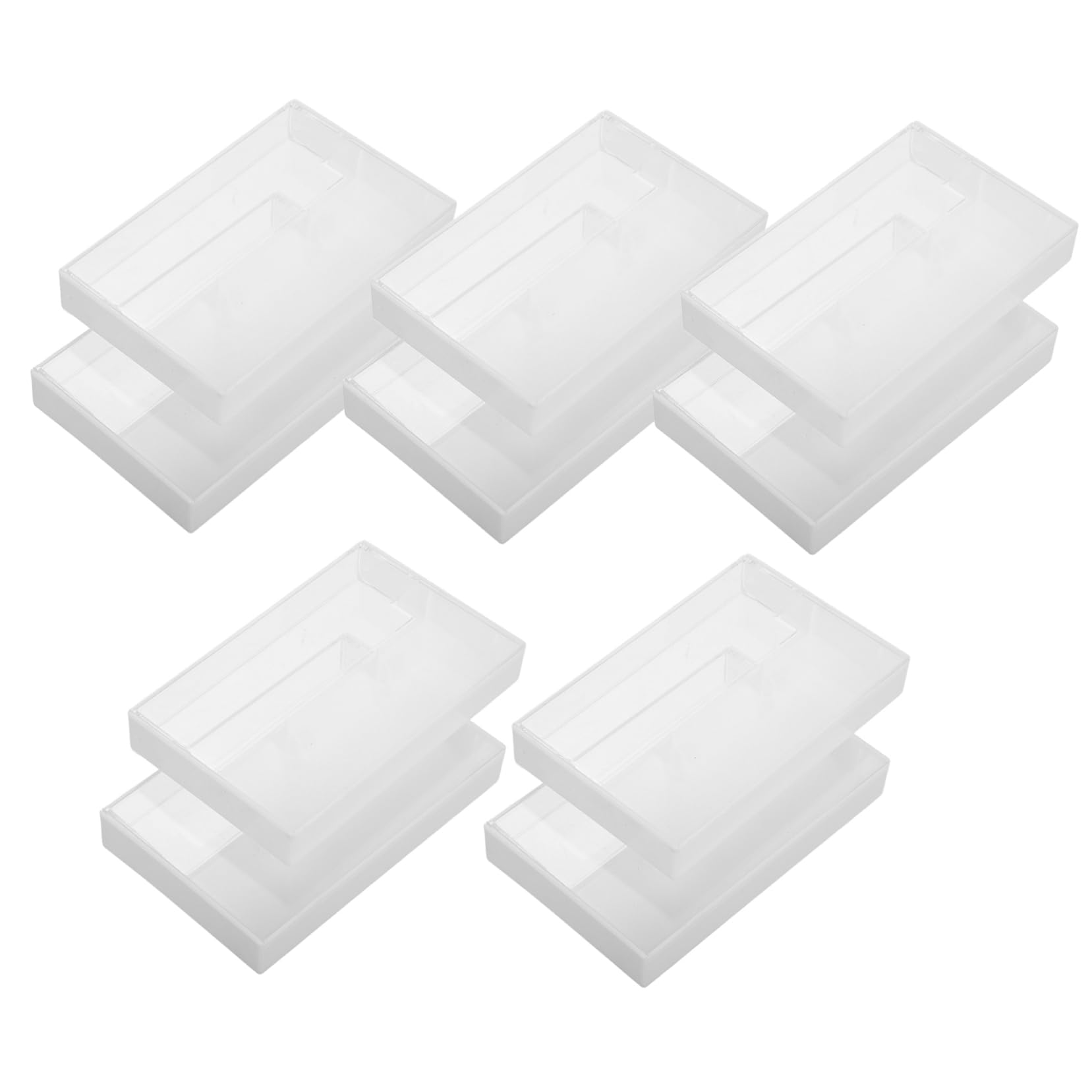 ULDIGI 10pcs Retro Cassette Tape Protector Plastic Case for Vintage Storage Clear Voice Recording Tape Holder Audio Travel Case Multifunctional Organizer