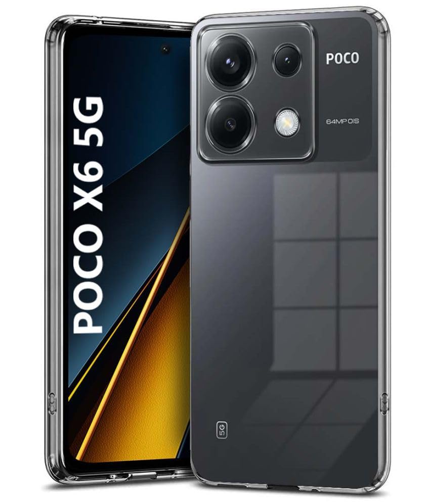 Dashmesh Shopping Mobile Back Case Cover for Poco X6 5G (Soft Silicone Transparent) (B0CYYB8FWG) Amazon Price History, Amazon Price Tracker