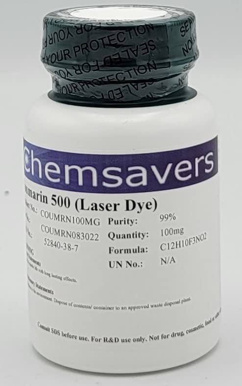 Coumarin 500 (Laser Dye), 99.0%, Certified, 100mg