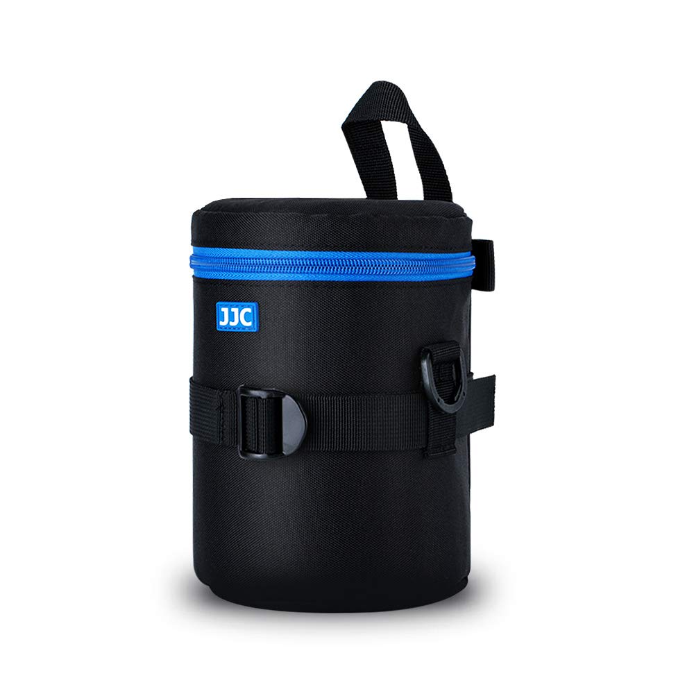 Camera Lens Pouch Case for Canon EF 50mm f1.2 EF 24-70mm EF 70-300mm Tamron SP 70-300mm & More, Zipper Polyester Lens Protective Bag with Interior Size 3.9x6.5”