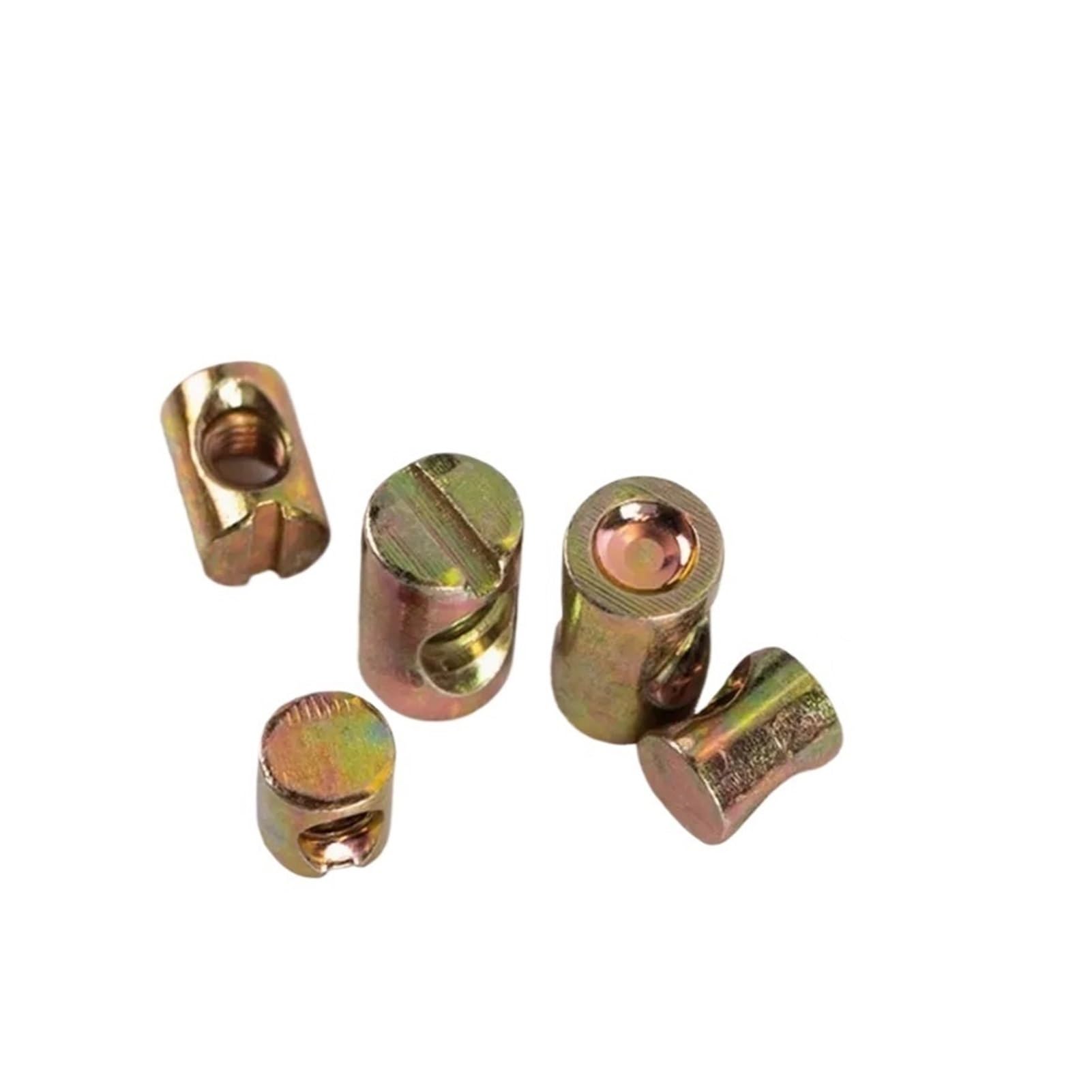 5-10 pezzi M5 M6 M8 in acciaio martello dado for mobili bulloni a barilotto perno cilindrico tassello foro trasversale dado incorporato(M5X10 10PCS)