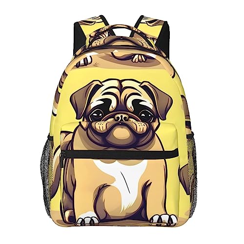 Sac à dos à bandoulière teckels ergonomique et léger avec sangle ajustable