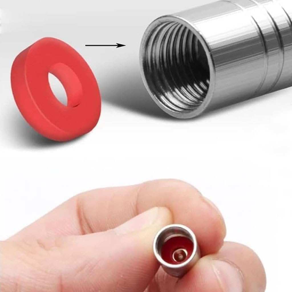 Bouchons De Valve Pour Pneus Opel Corsa D - Lot Anti-corrosion Avec Joint - Accessoire Voiture élégant Et Pratique
