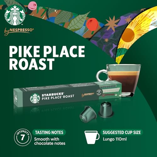 Image of STARBUCKS Pike Place Roast Nespresso Capsules, 10 Capsules