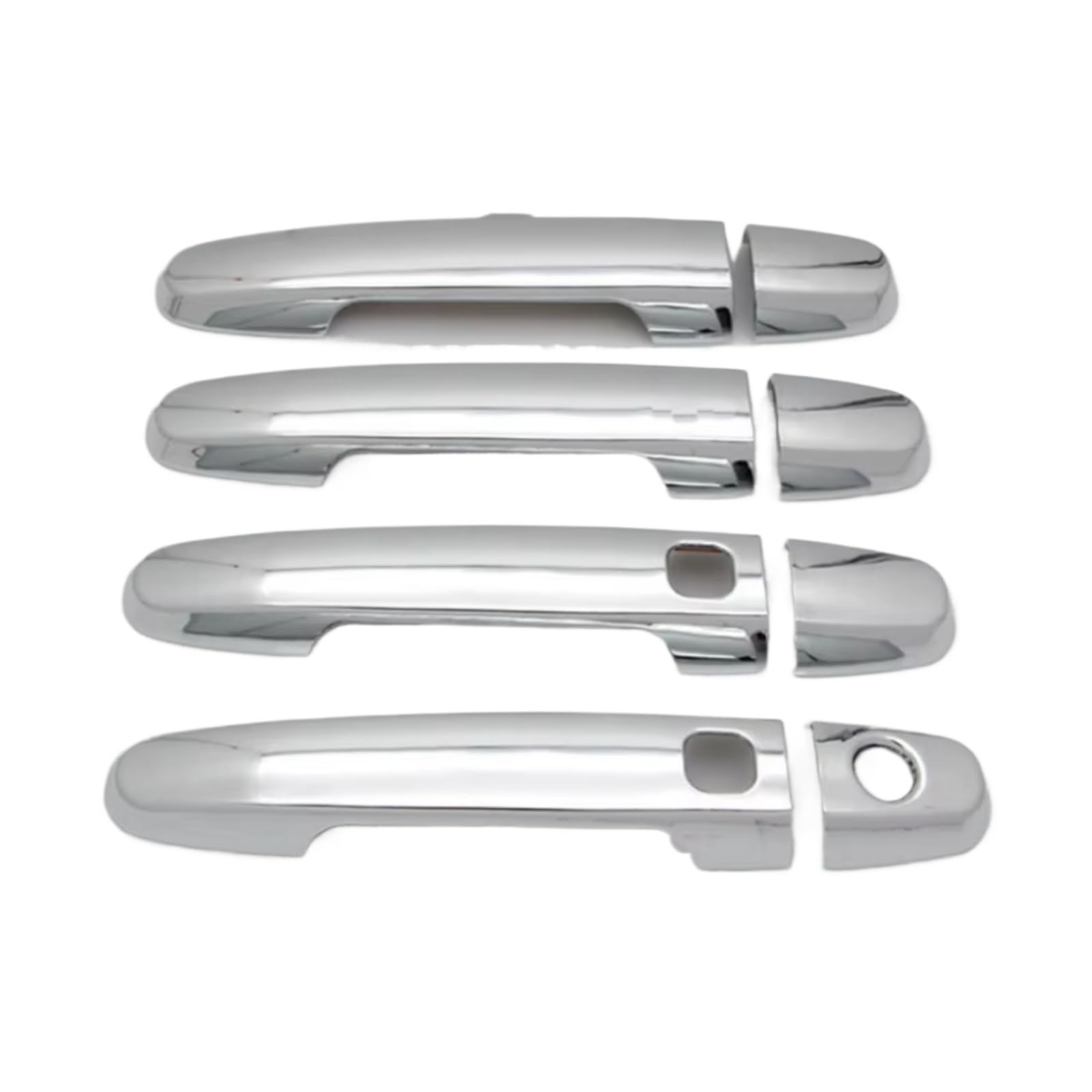 JJRFVBGT Door Handle Trim Compatible with Toyota for Allion for Premio T240 2001 2002 2003 2004 2005 2006 ABS Chrome Car Exterior Door Handle Cover(Siver 2 Buttons)