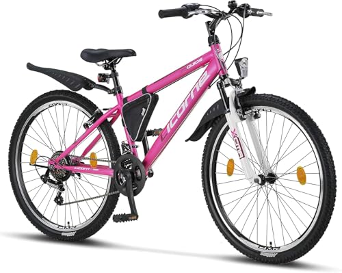 Licorne Mountain Bike 21 Marce, Rosa/Bianco, 26"