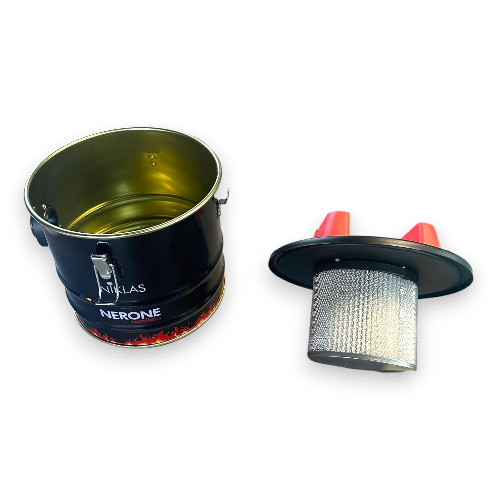 Aspiracenere a batteria litio 10 litri Nerone Cordless Niklas