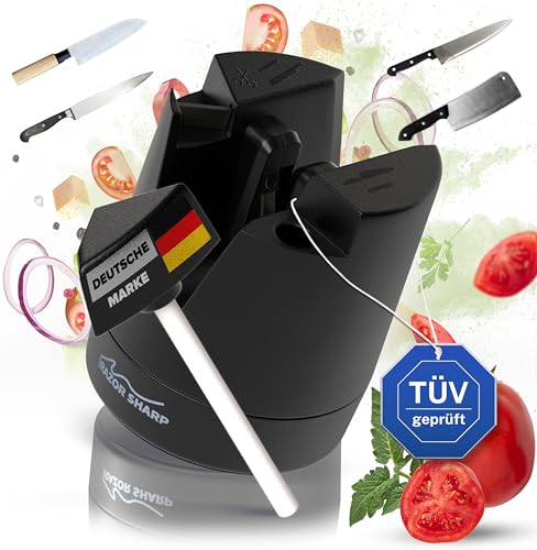 Chef's Vision SmarterEdge Messerschärfer - Dual-Rillen System In Orange