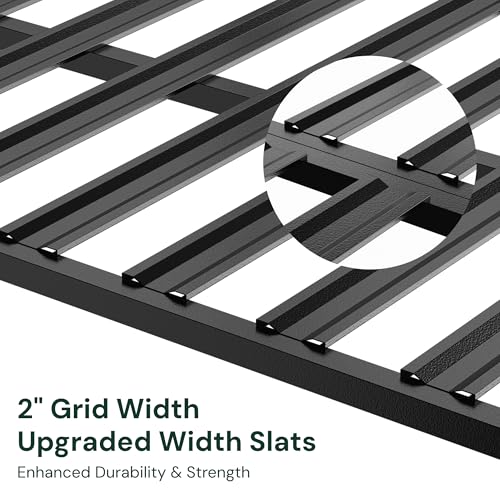 SunsGrove 4x8 Garage Storage Overhead Rack Organization, Adjustable Ceiling Mounted Storage Racks, 800LBS Weight Capacity, 22"-40" Ceiling Dropdown, 2 Pcs, Black