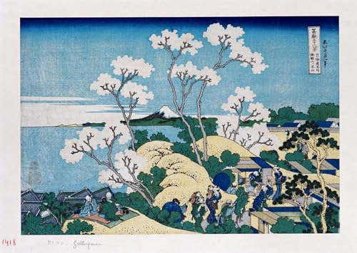 Tableau Fuji de Gotenyama Hokusai impression sur toile premium