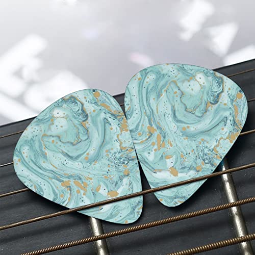 Lot de 24 médiators pour guitare acoustique, électrique, basse (0,46/0,71/0,96 mm) – Azurite bleu sarcelle et feuille… - Les Beatles, Paul McCartney, John Lennon, RIngo Starr, George Harrison Lot de 24 médiators pour guitare acoustique, électrique, basse (0,46/0,71/0,96 mm) - Azurite bleu sarcelle et feuille… – Image 8