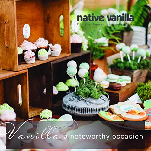 Native Vanilla 25 Organic Madagascar Beans - Gourmet Grade A Premium Pods - For Extract & Baking - For Cooking, Desserts & More - 100% Vegan & Kosher - Non-GMO & Gluten-Free -