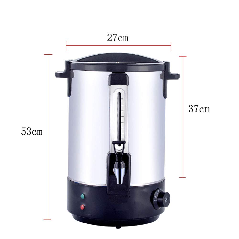 Elektrischer Getränkespender, Wasserkocher aus Edelstahl, gewerbliche Kaffeemaschine, Wasserkocher mit Kontrollleuchte für Getränke – ideal für Partys