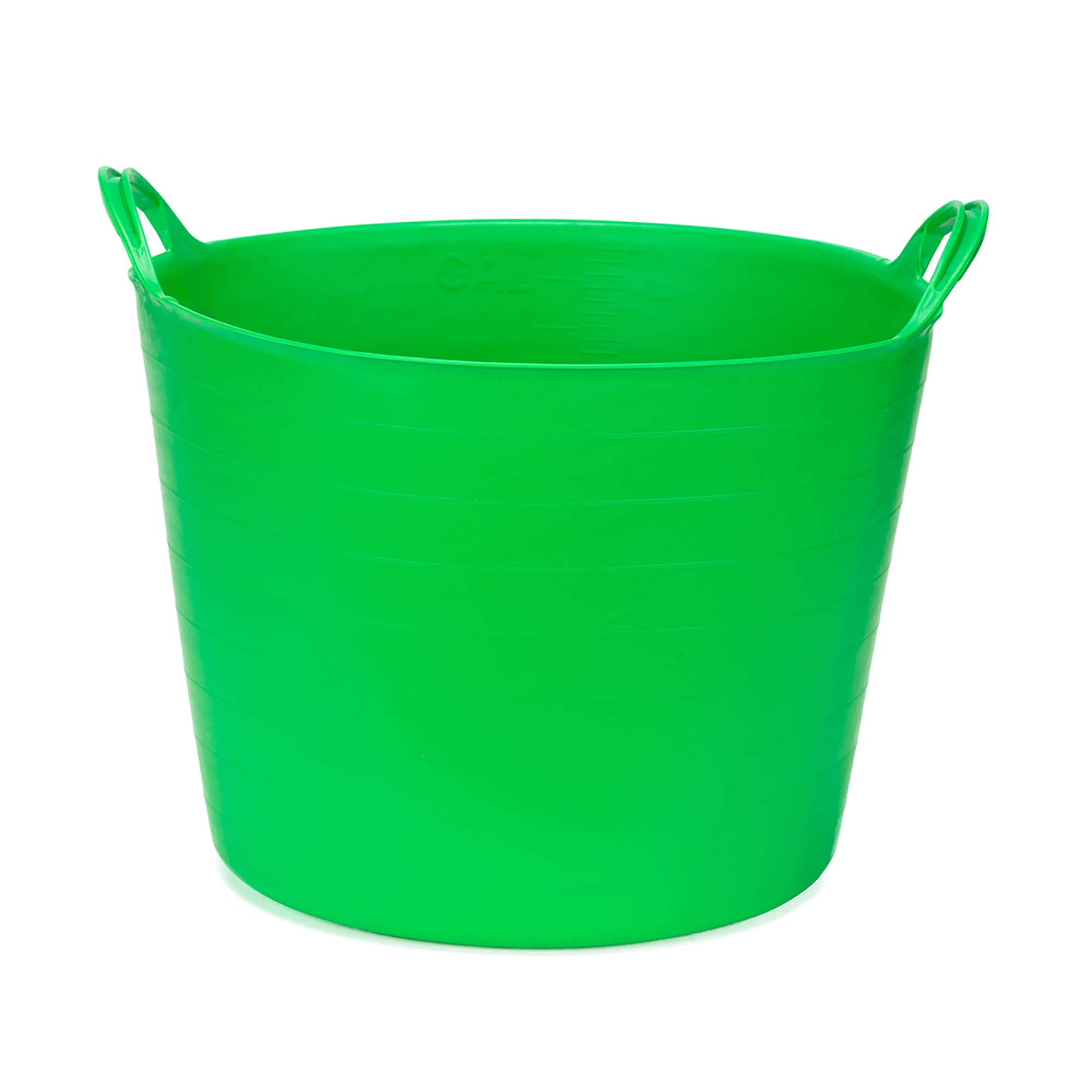 Amtech - Flexi Tub for Carrying Water, Soil, Bricks, Super Strong Reinforced Handles, Home DIY, Durable and Long Lasting, Heavy Duty, Cold Resistant (Green) (42L)