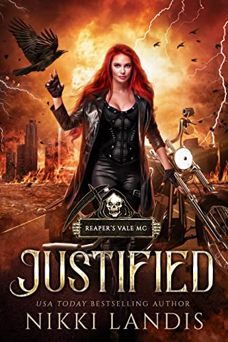 Justified: Reaper's Vale MC (A Reverse Harem Romance) by [Nikki  Landis]