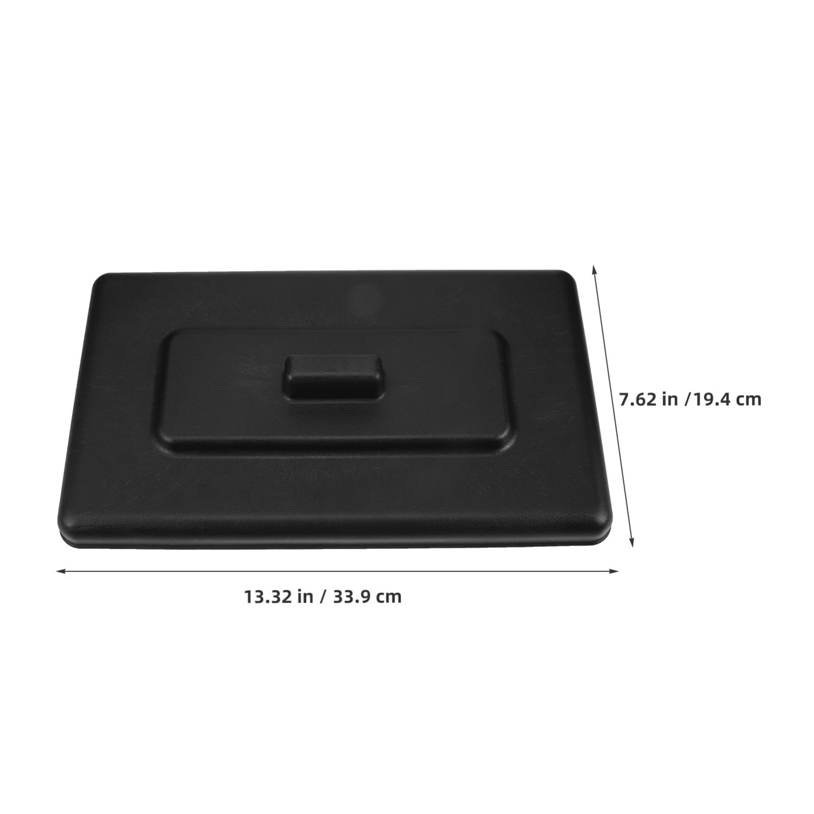 Couvercle de Protection pour Crème Glacée 4 Pcs en Plastique Noir