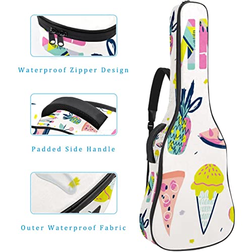 Étui rembourré pour guitare classique et acoustique Motif baleine et ancre Bleu marine, Multicolore 08, 42.9×16.9×4.7 in… - Les Beatles, Paul McCartney, John Lennon, RIngo Starr, George Harrison Étui rembourré pour guitare classique et acoustique Motif baleine et ancre Bleu marine, Multicolore 08, 42.9x16.9x4.7 in… – Image 5