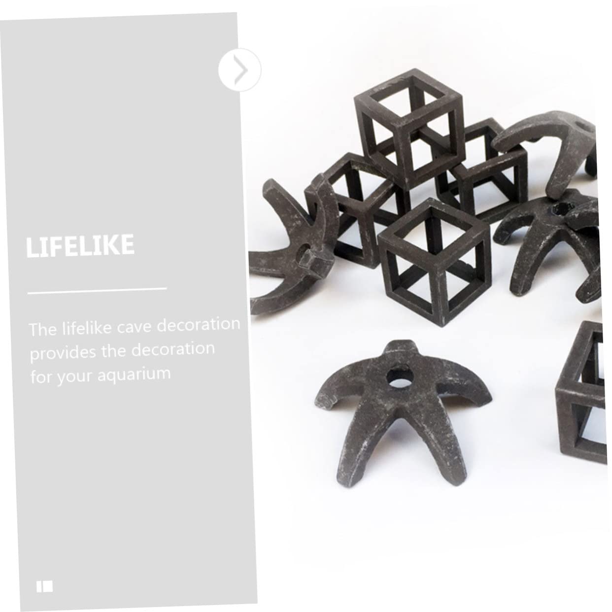 BESPORTBLE 20piezas Cueva Decorativa para Acuario De Camarones De Accesorio Natural para Tanques De Peces Escondite Lifelike para Acuarios y Paisajismo Subacuático