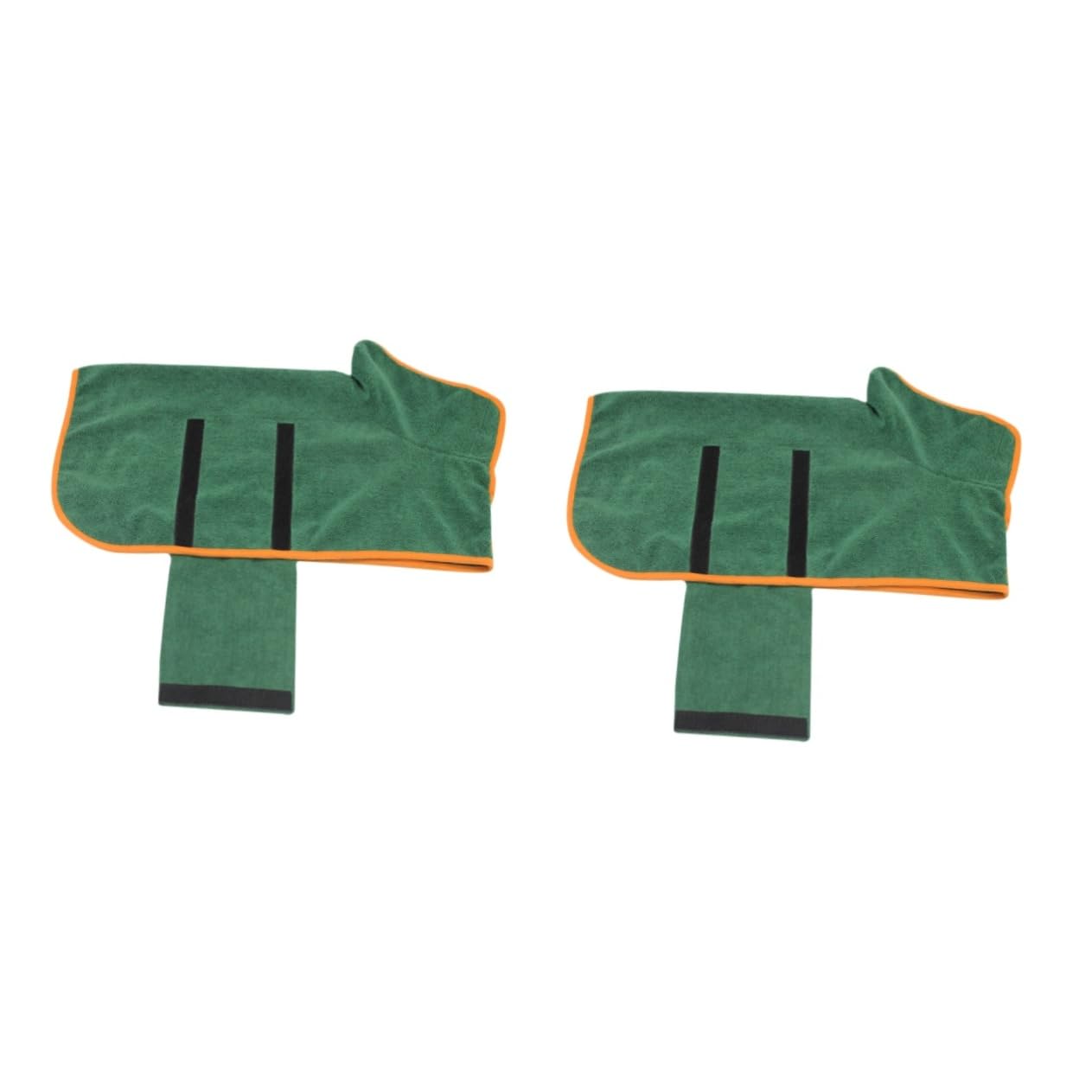 YARNOW 2 Piezas Bata De Gato Toallas De Baño para Gatos Toalla Albornoz para Perros Toallas De Aseo para Perros Toalla para Secar Perros Toalla para Mascotas Perro Albornoz Green