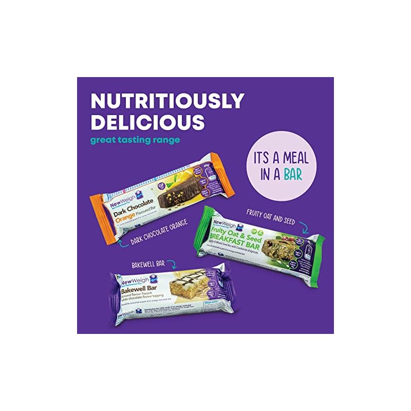 NewWeigh - Meal Replacement Bar, 7 Count - Gluten Free and Suitable for Coeliacs & Vegetarians - High Fibre & High Protein - Image 6