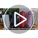 Volhoply 20oz Insulated Stainless Steel Water Bottle With Straw Lid Bulk 8 Pack,Kids Double Wall Vacuum Cups With Handle,Reusable Outdoor Sports Metal Bottles,Travel Flask Keep Cold&Hot(Navy,8) - Image 8