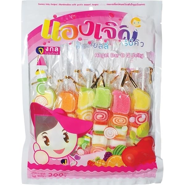 See full amazon price history chart for Angel Bar BBQ Jelly Gummy Stick Marshmallow With Gelatin Dessert Mix Fruit Flavour 15 Pops 300g Packet Angel Bar BBQ Jelly Gummy Stick Marshmallow With Gelatin Dessert Mix Fruit Flavour 15 Pops 300g Packet (B0CPPW3L5P) Amazon Price History, Amazon Price Tracker