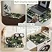 Washer & Dryer Top Covers, Cute Cats Flowers Non Slip Washing Machine Cover, Dust Proof Protector Mat Topper Pad for Laundry Kitchen, 23.6